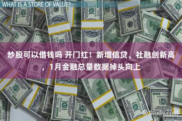 炒股可以借钱吗 开门红！新增信贷、社融创新高，1月金融总量数